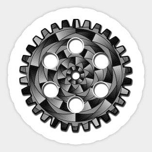 Gearwheel Sticker